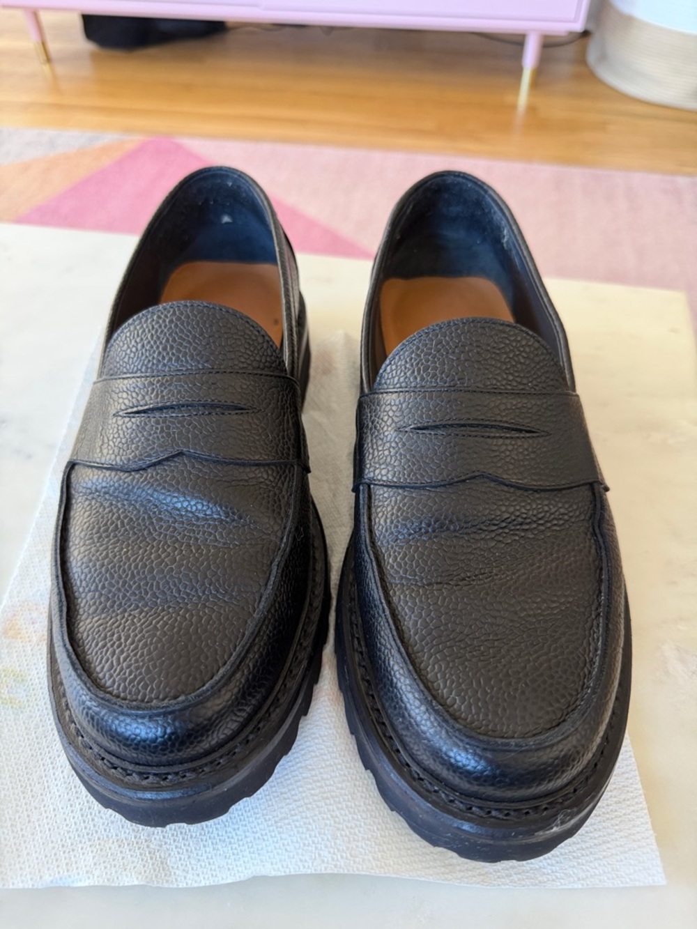 Blackstock & Weber Ellis Penny Loafer in Onyx - Picture 2 of 8